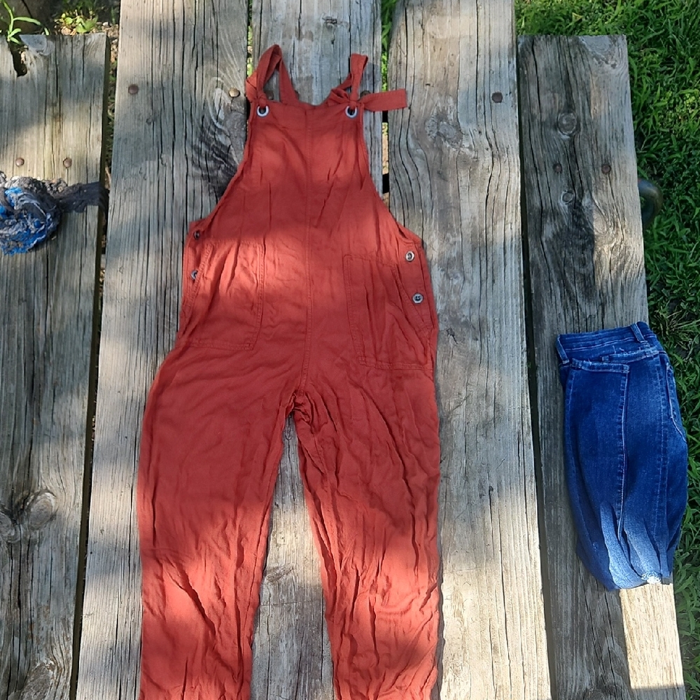 Hollister Rust Jumpsuit - Picture 1 of 7